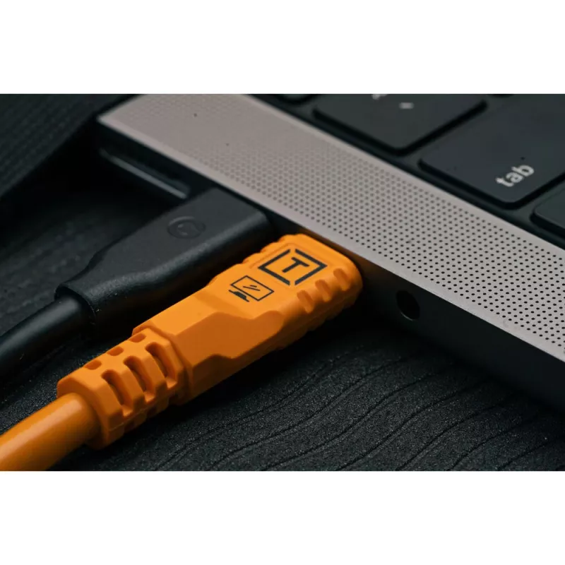 Tether Tools TetherPro USB-C Optima 10G rovný oranžová 3m