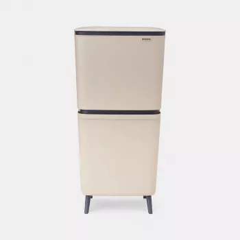 Brabantia SortUp Hi odpadkový kôš 20+25L, béžový