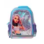 KIDS Wow Holo holografický školský batoh 14L A4 dievčenský trblietavý
