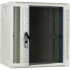 DSIT DS6412W 12U nástenný serverový rozvádzač so sklenenými dverami, 600x450x634 mm, biely