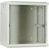 DSIT DS6412W 12U nástenný serverový rozvádzač so sklenenými dverami, 600x450x634 mm, biely