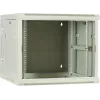 DSIT 9U obojstranný nástenný serverový rozvádzač so sklenenými dverami, biela, 600x600x501 mm (DS6609W-DOUBLE)