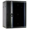 DSIT DS6615 15U nástenný serverový rozvádzač so sklenenými dverami, 600x600x770 mm, čierna