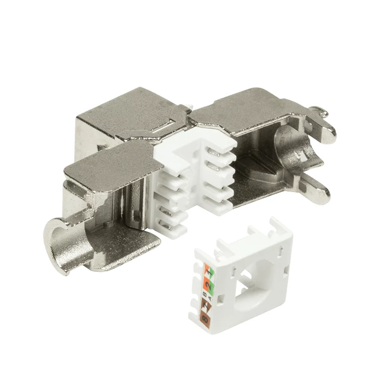 DSIT CAT6a STP Keystone Jack bez nástroja RJ45 modul