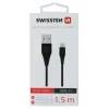 Swissten USB-A na USB-C 3.1 Gen 1 kábel 1,5 m čierna