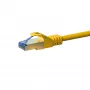 DSIT CAT 6a S/FTP LSOH sieťový patch kábel, 0,25 m, žltá