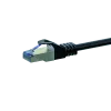 DSIT CAT 6a S/FTP LSOH sieťový patch kábel, 10 m, čierna (DC-6A0-100)