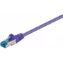 DSIT CAT 6a S/FTP LSZH sieťový patch kábel 15m fialová