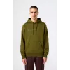 Champion pánska mikina s kapucňou Olive 220271 GS585 M