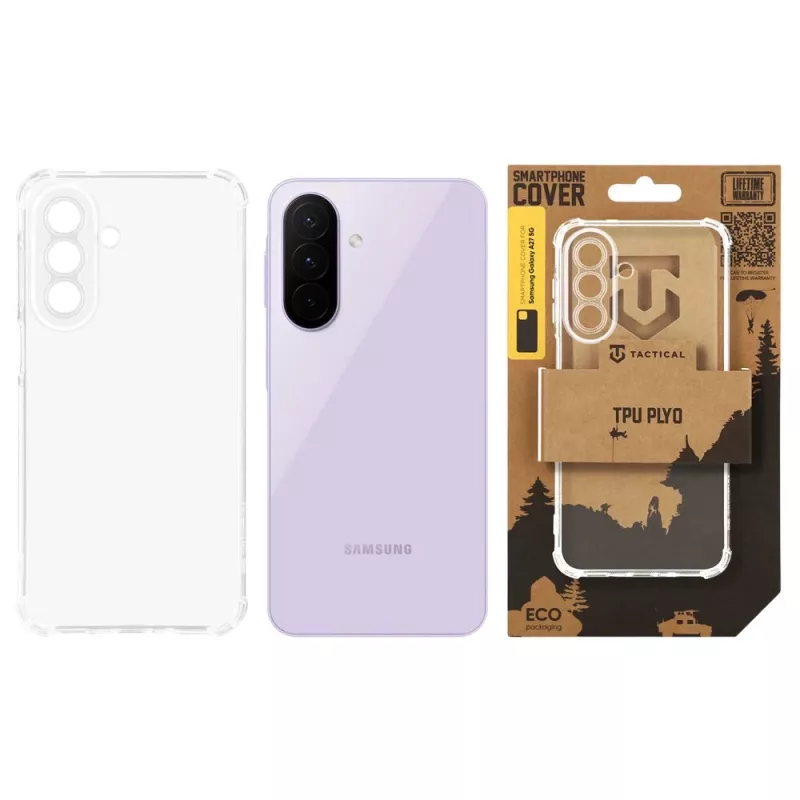 Taktické zadné puzdro TPU Plyo Galaxy A27 5G transparentné