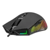 Rampage Spear V2 káblová herná myš 12800 DPI optická RGB čierna