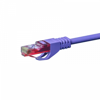 DSIT DC-68-050 CAT6 U/UTP sieťový kábel, 5 m, fialová, 100% meď