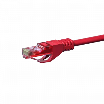 DSIT CAT6 sieťový kábel 100% meď - U/UTP - 15 metrov - červená (DC-65-150)