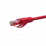 DSIT CAT6 sieťový kábel 100% meď - U/UTP - 15 metrov - červený (DC-65-150)