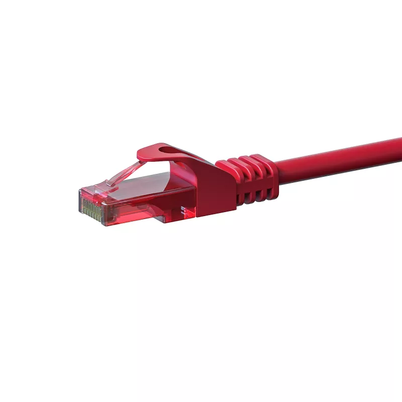 Sieťový kábel DSIT DC-65-500 CAT6 U/UTP, 50 m, červený, 100 % meď