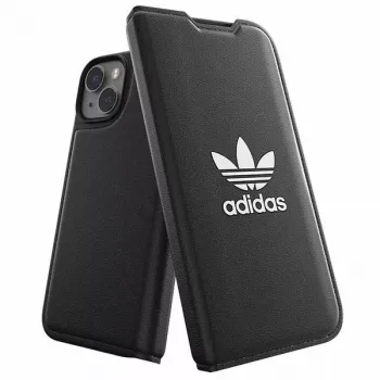 Adidas Originals Booklet Case BASIC pre iPhone 14/15/13 6,1 inch čierna/biela