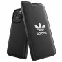 Adidas Originals Basic Booklet puzdro pre iPhone 14 Pro, čierna & biela