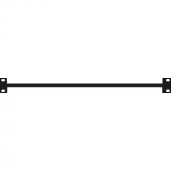 DSIT DS-FO96 19-palcová univerzálna pevná polica 1U, nastaviteľná hĺbka 710-950 mm, čierna