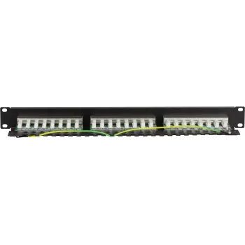DS-IT CAT 5e FTP 24-portový 19-palcový rackový patch panel