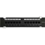 DSIT CAT 5e nástenný patch panel 12-portový UTP