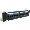 DSIT CAT 5e nástenný patch panel 12-portový UTP