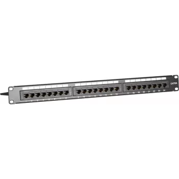DSIT DS-Patch6a-24UTP 24-portový CAT6a UTP patch panel, 19-palcový 1U, 10GbE, PoE+