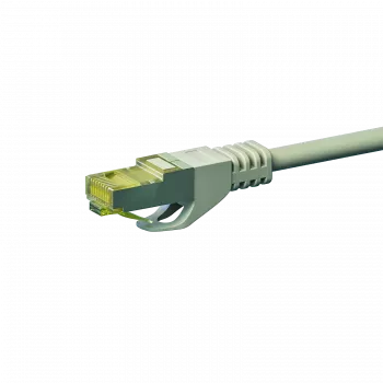 DSIT Cat.7 S/FTP PiMF RJ45 sieťový patch kábel, sivá, 0,25 m