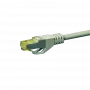 DSIT Cat.7 S/FTP PiMF RJ45 sieťový patch kábel, sivá, 0,25 m
