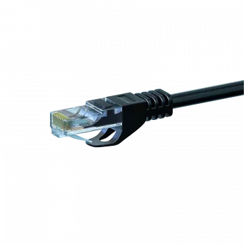 DSIT CAT 6 U/UTP sieťový kábel, 5 m, čierna, CCA, RJ45, Gigabit Ethernet