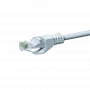DSIT CAT5e U/UTP sieťový patch kábel, 0,5 m, biely, 100% meď (DC-52-005)