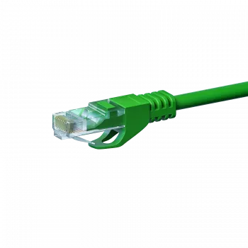 DSIT CAT5e U/UTP sieťový patch kábel, 2 m, zelený, 100% meď, RJ45, Gigabit Ethernet