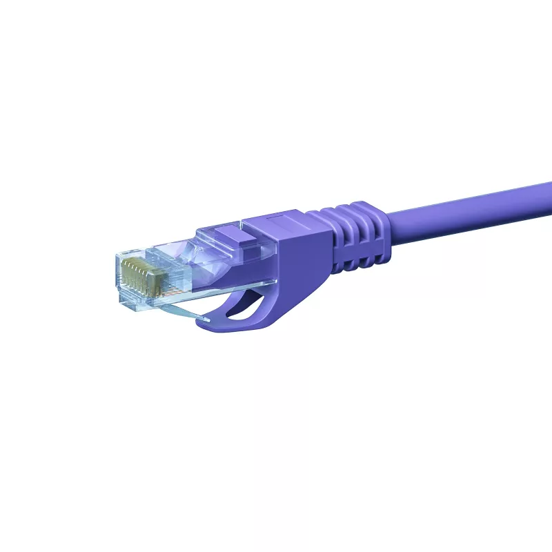 DSIT CAT5e U/UTP sieťový kábel, 50 m, fialový, 100% meď (DC-58-500)