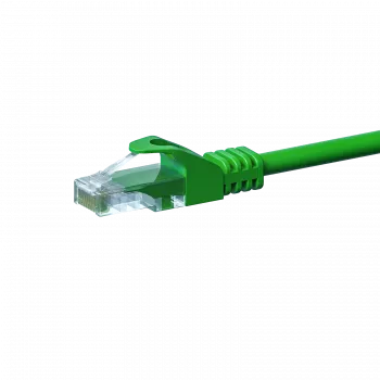 DSIT CAT 5e U/UTP sieťový patch kábel, 10m, zelená, CCA, RJ45, 1 Gbit/s