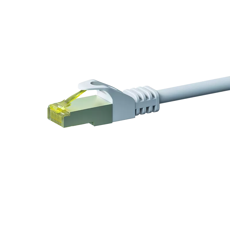 DSIT RJ45 sieťový kábel S/FTP PiMF s CAT 7 káblom biely - 3 m