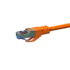 DSIT CAT 6a S/FTP LSOH sieťový patch kábel 0,5 m oranžová