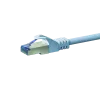 DSIT CAT 6a S/FTP LSOH sieťový patch kábel, 1 m, biela (DC-6A2-010)
