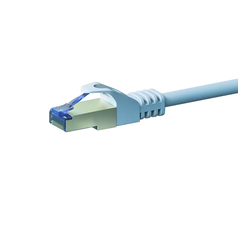 DSIT CAT 6a S/FTP LSOH sieťový patch kábel, 1 m, biela (DC-6A2-010)