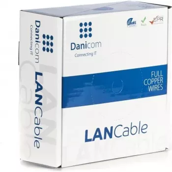 DSIT DANICOM CAT5E FTP 50 m flexibilný PVC sieťový kábel (Fca)