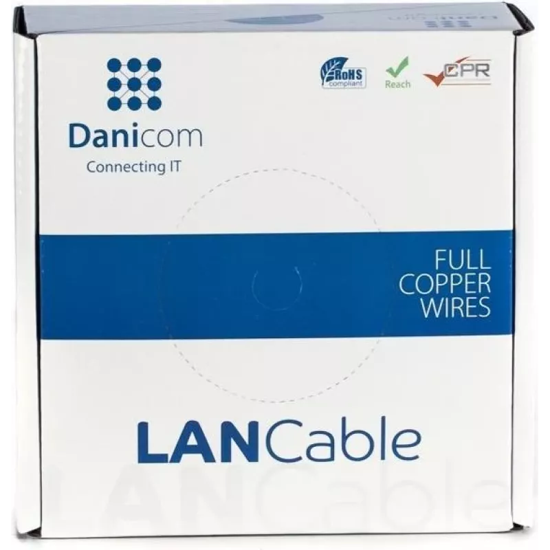 DSIT DANICOM CAT5E FTP 50 m flexibilný PVC sieťový kábel (Fca)