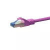 DSIT CAT 6a sieťový kábel LSOH - S/FTP - 5 metrov - ružový - patch kábel