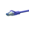 DSIT CAT 6a S/FTP LSOH sieťový patch kábel, 10m, fialový, RJ45, 10Gbps, 500MHz