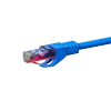 DSIT CAT6 sieťový kábel, U/UTP, 0,25 m, modrý, 100 % meď (DC-64-002)