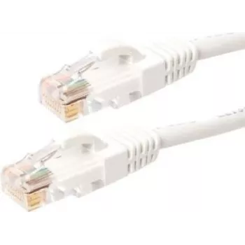 DSIT CAT6 U/UTP sieťový patch kábel, 7,5 m, biely, 100 % meď (DC-62-075)