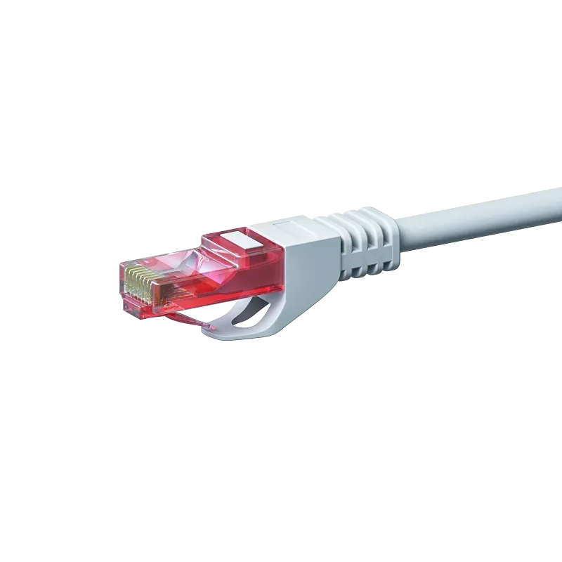 DSIT CAT6 U/UTP sieťový patch kábel, 7,5 m, biely, 100 % meď (DC-62-075)