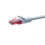 DSIT CAT6 U/UTP sieťový kábel, 15 m, biely, 100 % meď (DC-62-150)