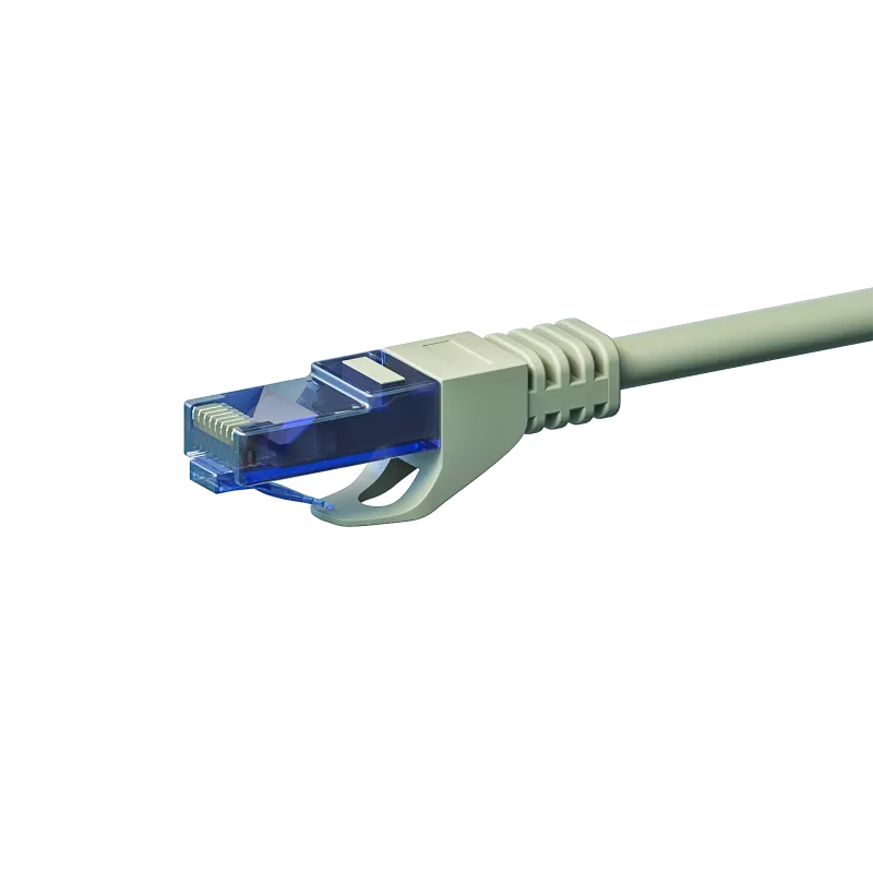 DSIT CAT6a sieťový kábel 100 % meď - U/UTP - 1 meter - sivý (DC-U6A1-010)
