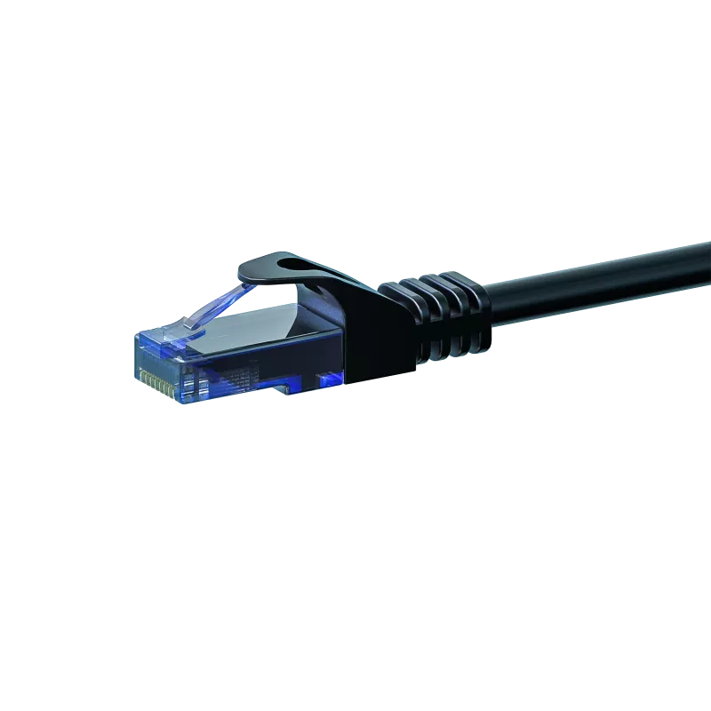DSIT CAT6a Ethernet patch kábel 100 % meď U/UTP 5m čierny