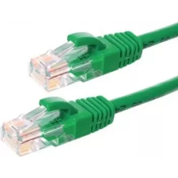 DSIT CAT5e U/UTP sieťový kábel, 1m, zelený, 100% meď (DC-53-010)