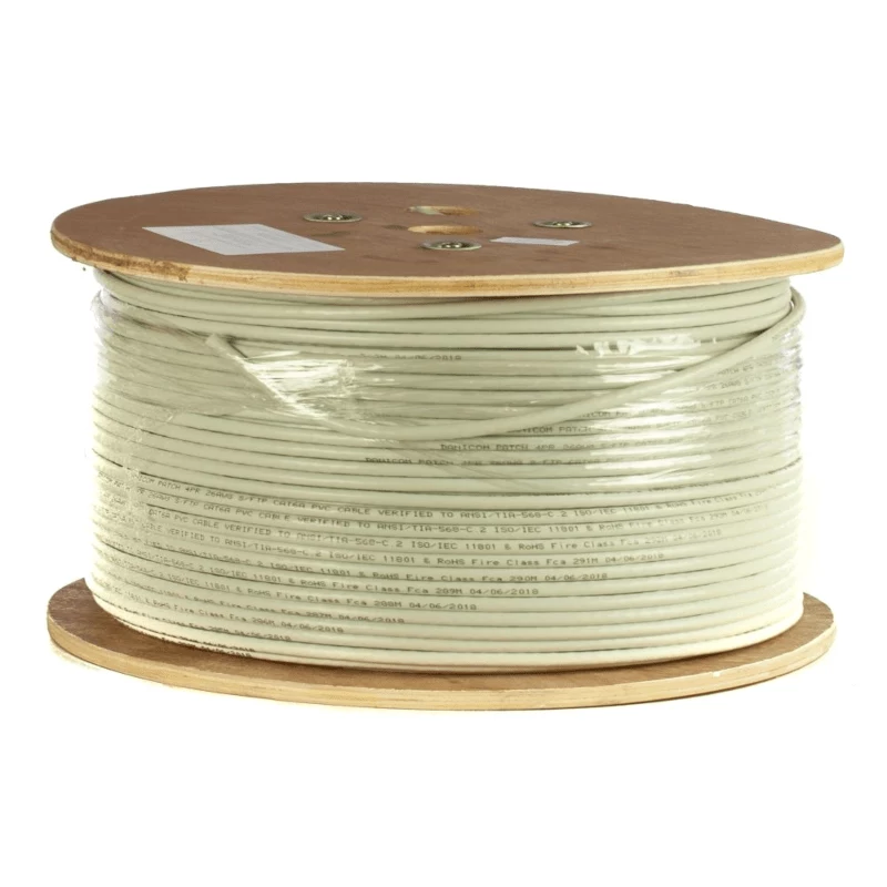 DSIT DANICOM CAT6A U/UTP 500m flexibilný PVC kábel (Fca) – 10Gbps, 500MHz, plná meď, interiér