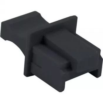 DSIT RJ45 krytky portov, sada 10 ks, čierna